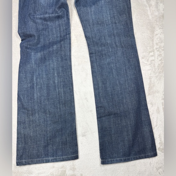 7 For All Mankind Bootcut Vintage Y2K Style 100% Cotton Denim Blue Jeans 29 - Picture 3 of 16